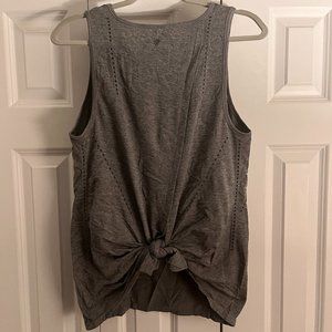 [DISCONTINUED STYLE] Athleta Foothill Seamless Tank, dark heather gray, size M